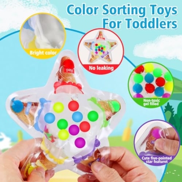 SLotic Montessori Fine Motor Skills Color Sorting Sensory Toys