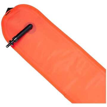 Scuba Choice 6ft Surface Marker Buoy - High-Visibility Dive Signal Tube