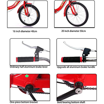 WEIMMIN Adult Folding Tricycle Comfortable 3-Wheel Bike