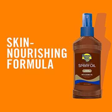 Banana Boat Deep Tanning Oil Pump Spray, 8oz | Dark Tanning Oil Spray, Contains No Sunscreen, Moistu...