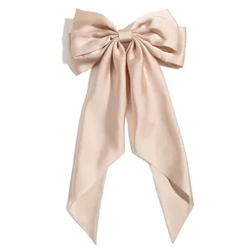 Charming Big Bow Barrettes and Satin Hair Pins - Elegant Accessories