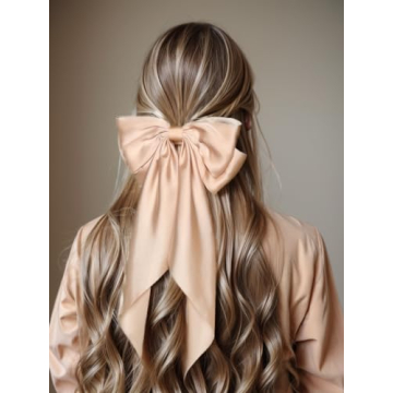 Charming Big Bow Barrettes and Satin Hair Pins - Elegant Accessories