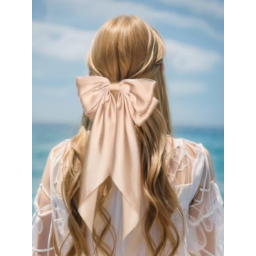 Charming Big Bow Barrettes and Satin Hair Pins - Elegant Accessories