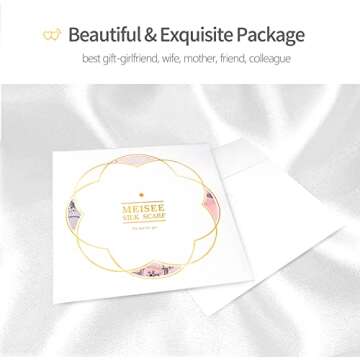 MEISEE 100% Mulberry Silk Scarfs for Any Occasion