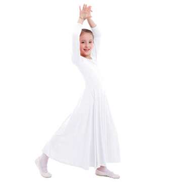 Girl's Praise Dance Dress for Liturgical Events | ZX