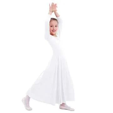 Girl's Praise Dance Dress for Liturgical Events | ZX