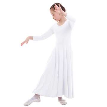 Girl's Praise Dance Dress for Liturgical Events | ZX