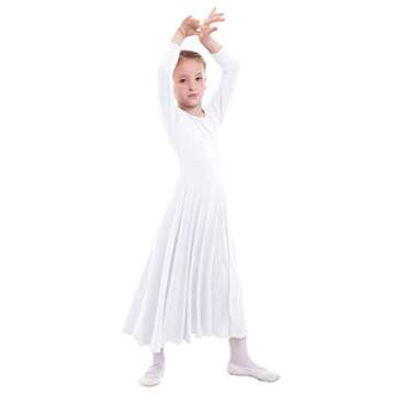 Girl's Praise Dance Dress for Liturgical Events | ZX