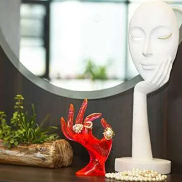 HOMEGOAL Hand Jewelry Holder Display for Rings and Bracelets