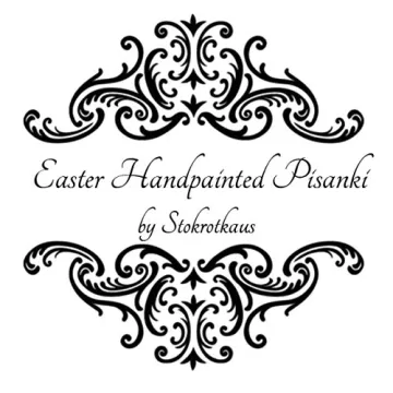 Colorful Hand-Painted Easter Eggs Set of 4 for Decor