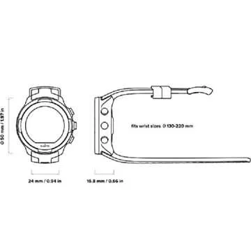Suunto 9 GPS Watch - Multisport with Heart Rate Monitor