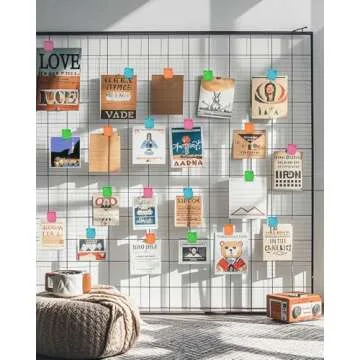 VICNOVA Magnetic Clips, 24 Pieces Magnetic Metal Chip Clips Fridge Magnets Refrigerator Whiteboard Locker Magnets Heavy Duty Clip Classroom Organization Teacher Must Haves School Supplies Accessories