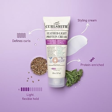 CURLSMITH Feather-Light Protein Hair Cream for Soft Curls