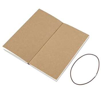 Moterm Travelers' Notebook Refills Insert, Set of 3(Grid, Standard Size, 100gsm)