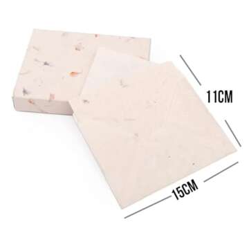 HIMALAYAN BAZAAR Lokta Paper Greeting Cards and Envelope Set - Ecofriendly Stationary Blank Note Car...