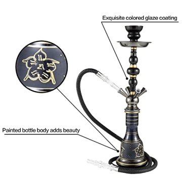 Hookah Set 4 Hose Shisha with Complete Accessories