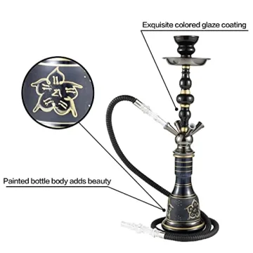 Hookah Set 4 Hose Shisha with Complete Accessories