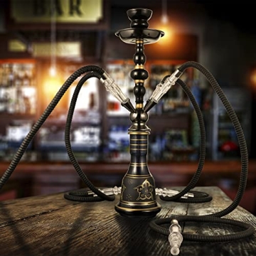 Hookah Set 4 Hose Shisha with Complete Accessories