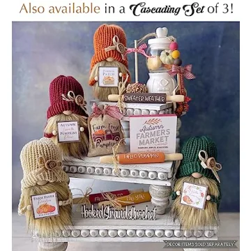 Decorative Wood Risers for Farmhouse Kitchen Decor