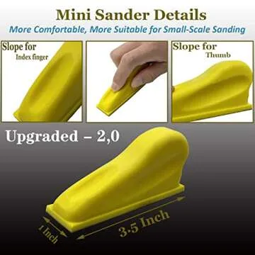 AutKerige Micro Detail Sander - Precision Sanding Tool Kit