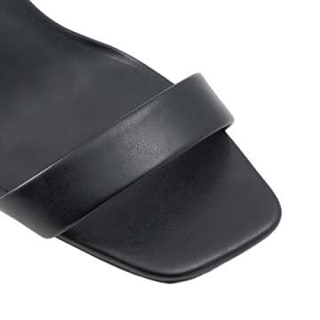 ALDO Women's LOTHERRAM Heeled Sandal, Black, 8