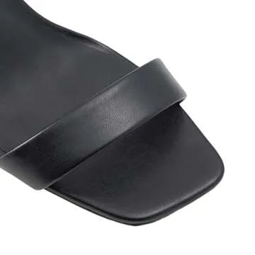 ALDO Women's LOTHERRAM Heeled Sandal, Black, 8