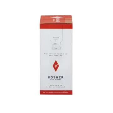 Diamond Crystal Kosher Salt Flakes - Full Flavor, No Additives and Less Sodium - Staple for Professional Chefs and Home Cooks 26 Ounce (New Packaging)