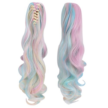MapofBeauty Multi-color Lolita Long Curly Cosplay Wig
