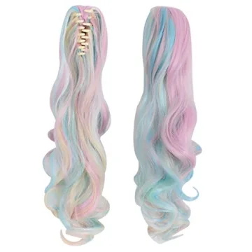 MapofBeauty Multi-color Lolita Long Curly Cosplay Wig