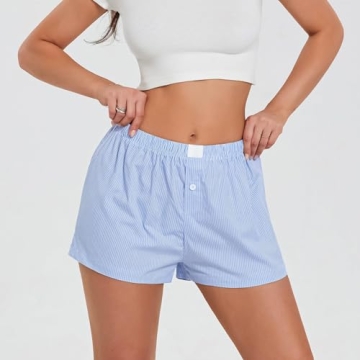 Trendy Women's Y2K Lounge Shorts for Summer Wear