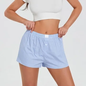 Trendy Women's Y2K Lounge Shorts for Summer Wear