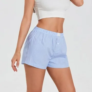 Trendy Women's Y2K Lounge Shorts for Summer Wear