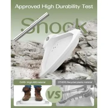 ALLZONE Rustproof Shower Caddy Corner for Bathroom, Tension Corner Shower Caddy Tension Pole, Solid Shower Organizer with 4 Adjustable Shower Shelves, Shower Rack Fit Heights 39 to 113 Inches,White