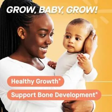 Genexa Infants Vitamin D Liquid Drops for Newborn, Baby & Toddler | Supports Growth & Bone Development | Delicious Organic Vanilla Flavor | Certified Organic, Gluten Free, & Non-GMO | 90 Servings