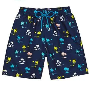 KAILUA SURF Big and Tall Mens Swim Trunks, 9" Mens Designer Bathing Suit Boardshorts