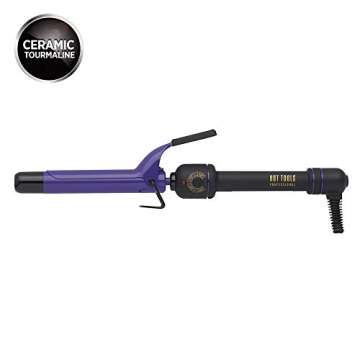 Hot Tools Professional 1 Inch Ceramic & Tourmaline Curling Iron for Healthy Curls