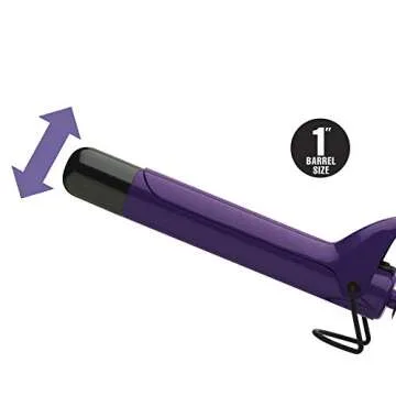 Ceramic + Tourmaline 1-Inch Curling Iron for Stunning Curls