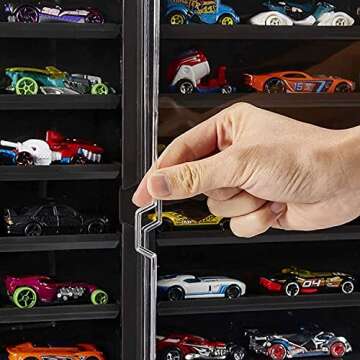 Hot Wheels Display Case with Exclusive Mercedes-Benz 190E