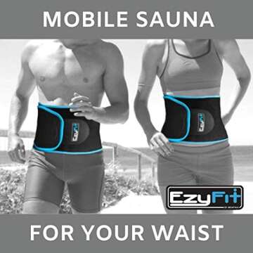 EzyFit Adjustable Waist Trimmer for Comfortable Workouts