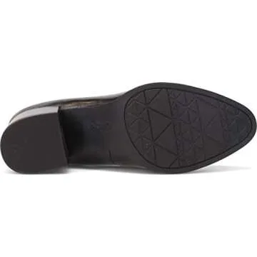 LifeStride Womens Devyn Block Heel Loafer, Black, 8 US