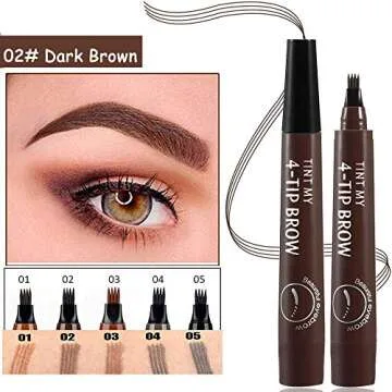 QUEMISS Microblading Eyebrow Pen for Natural Brow Look