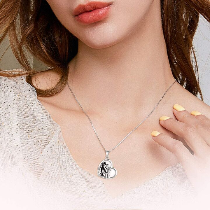 YFN 925 Sterling Silver Horse Pendant For Girls
