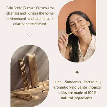 Premium Palo Santo Incense Sticks for Meditation and Relaxation