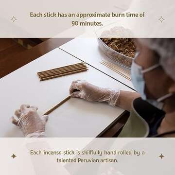 Premium Palo Santo Incense Sticks for Meditation and Relaxation