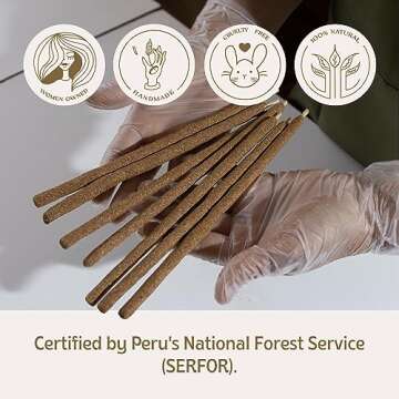 Premium Palo Santo Incense Sticks for Meditation and Relaxation