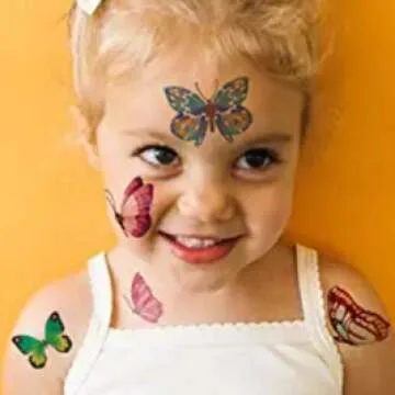 Ooopsiun Butterfly Temporary Tattoos for Girls - Fun & Stylish Body Art