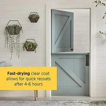 Minwax Fast Drying Protective Wood Finish, Satin, 1 Quart