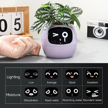 Masdio Smart Flowerpot with AI for Indoor Decor and Gifts