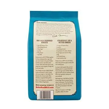 Bob's Red Mill, Flour Unbleached White All Purpose Organic, 80 Ounce