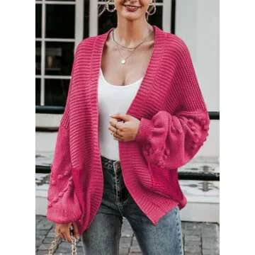 Cakulo Womens 2024 Oversized Chunky Cardigan Fashion